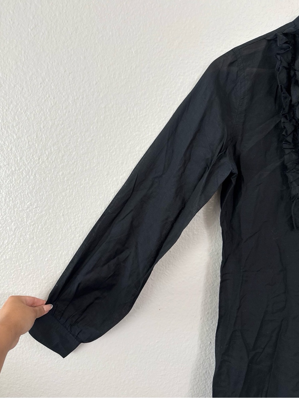 Joie Silk Ruffle Dress - Picture 3 of 5